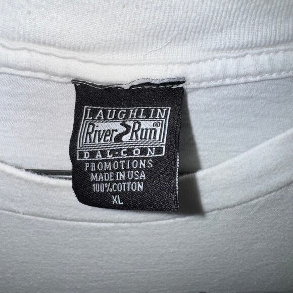 Vintage Y2K Laughlin River run motorcycle rally LS T-shirt - Picture 3 of 4